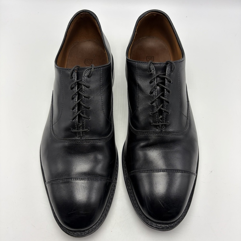 Allen Edmonds Park Avenue Cap Toe Oxfords 11.5 3E Black Made in USA 5615 Read